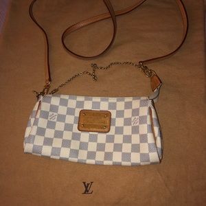 preloved Louis Vuitton Eva Damier Azur